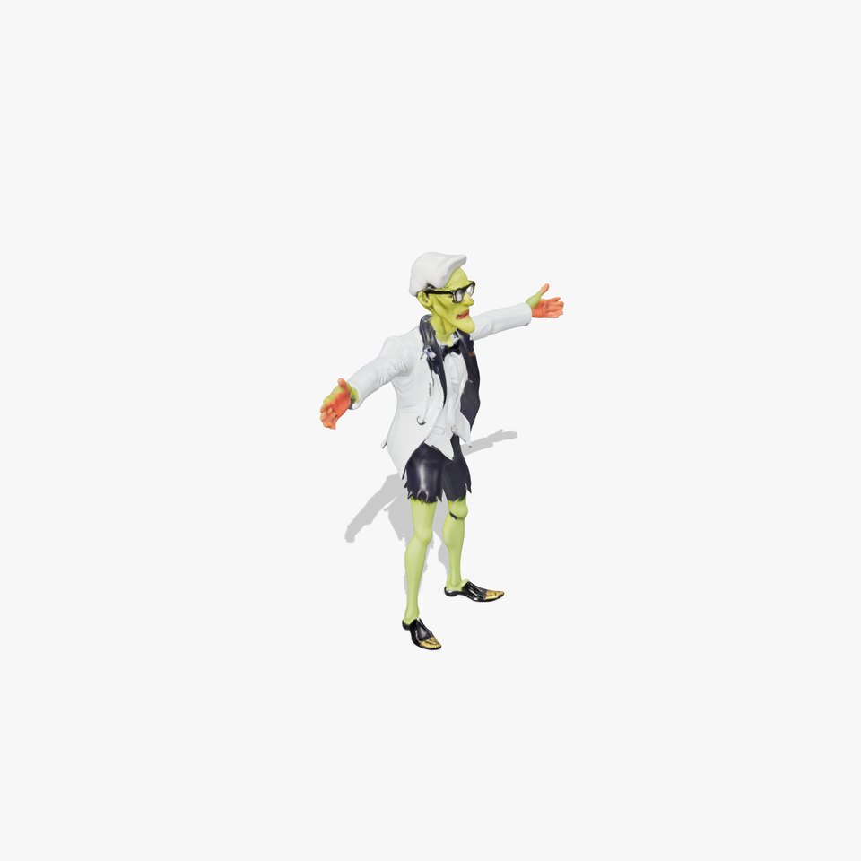 Quirky Zombie Tuxedo model pack